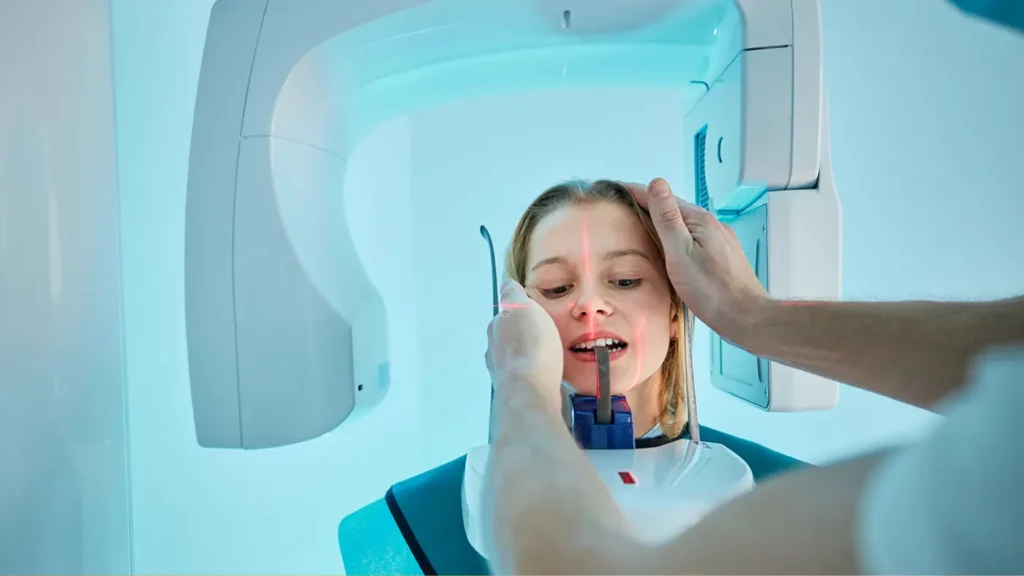 implant cerrahisinde tomografi çekimi cbct cihazı